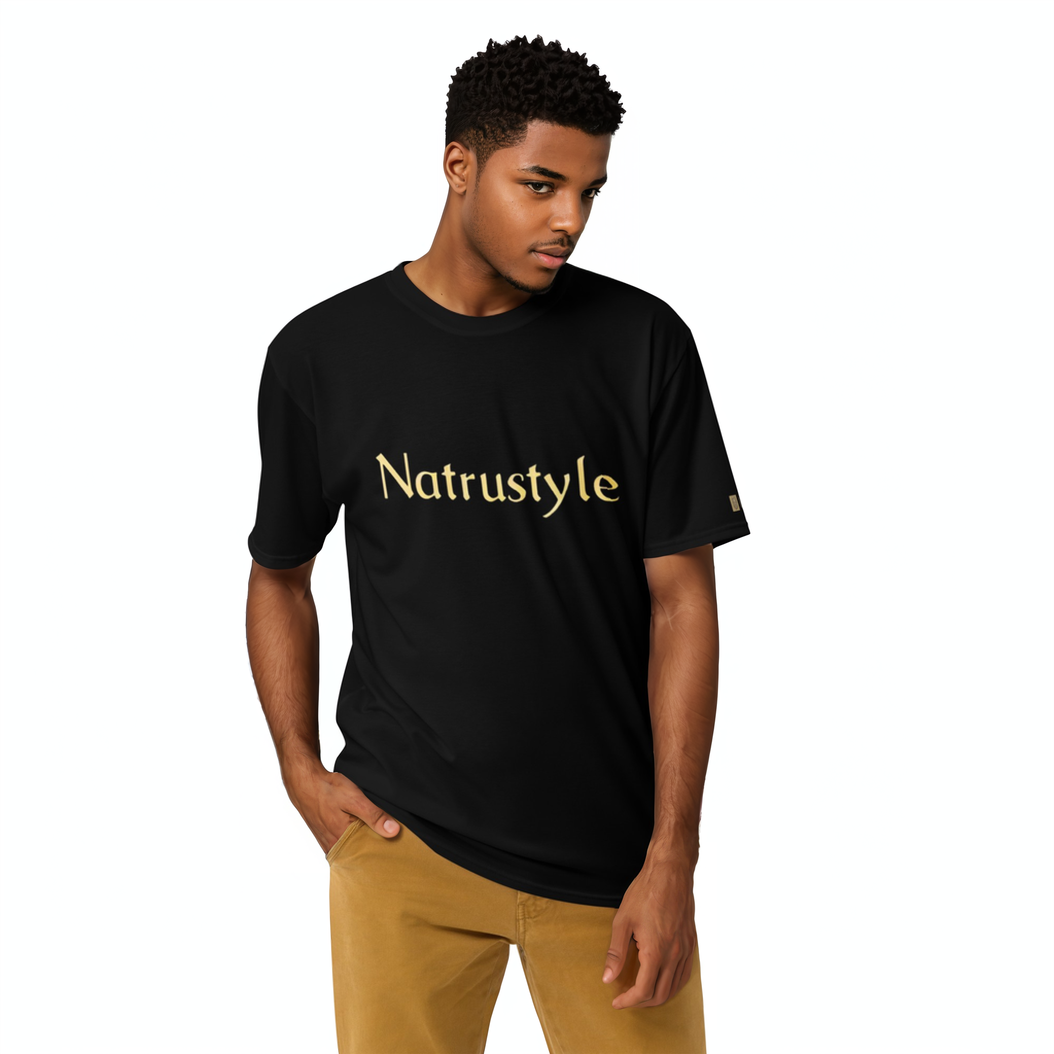 Black on Gold Brand t-shirt