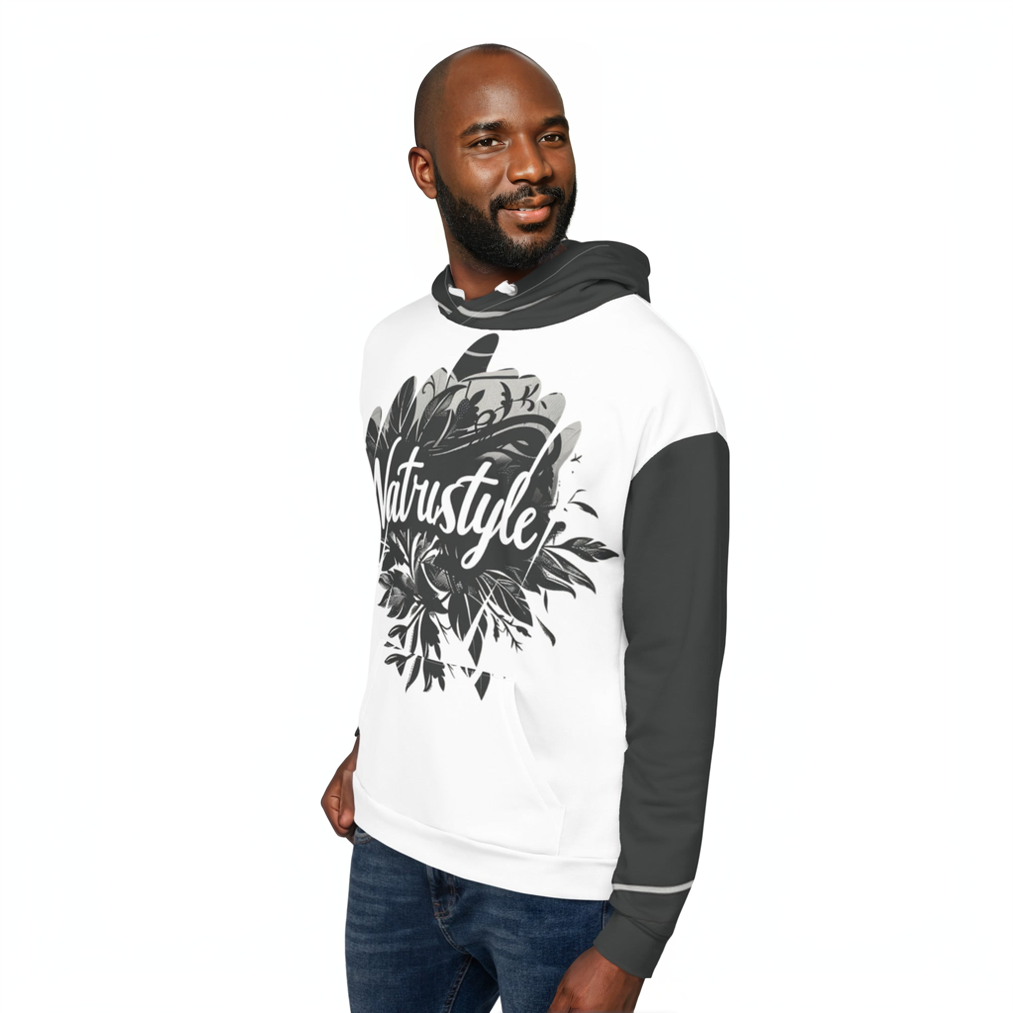 Vintage White Brand Hoodie