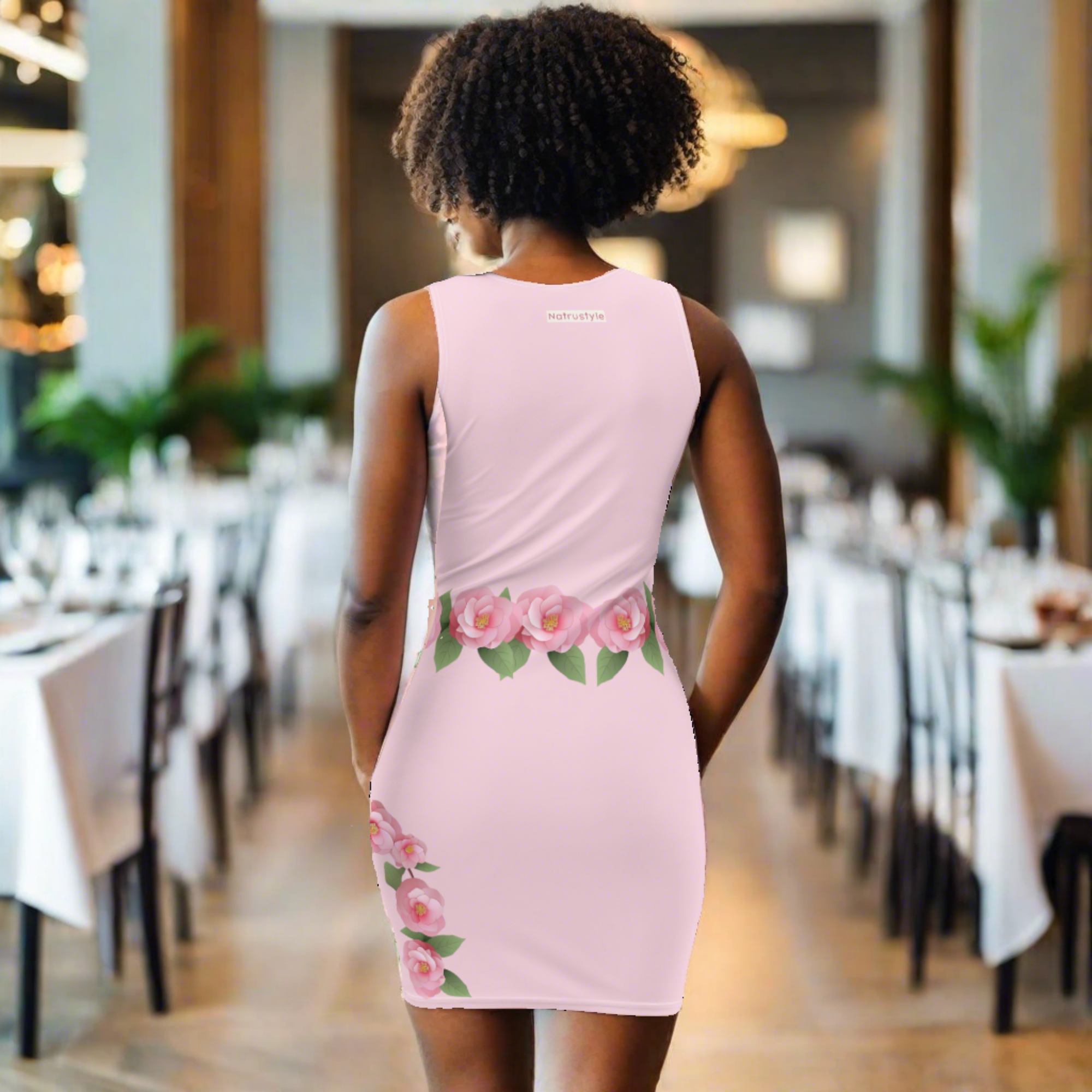 Soft Pink Rose dress