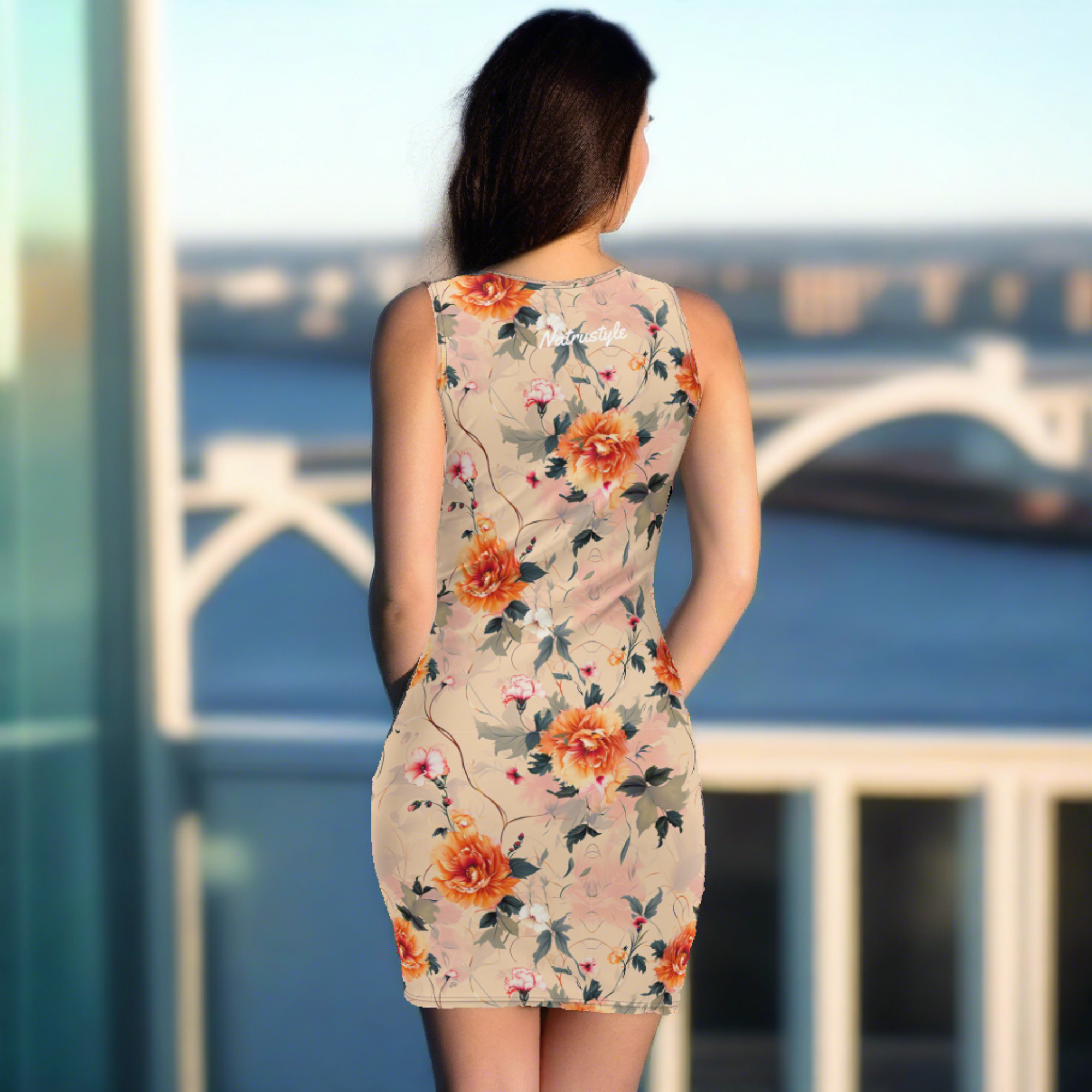 Spring-time Peach dress