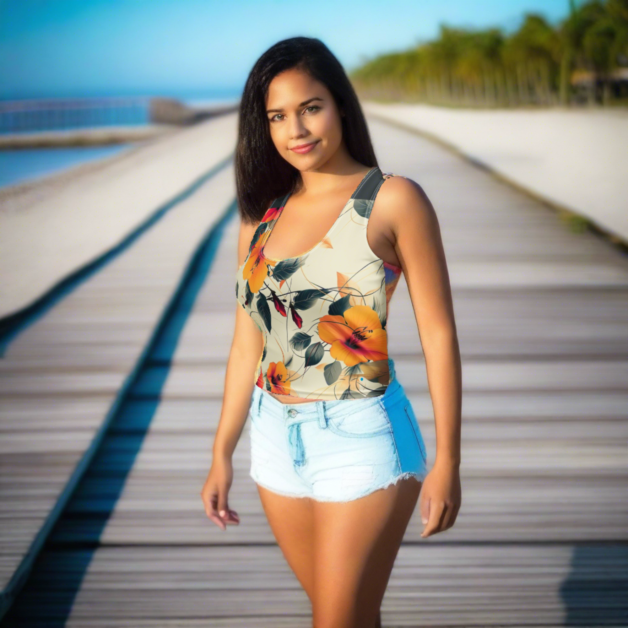 Floral Crop Top