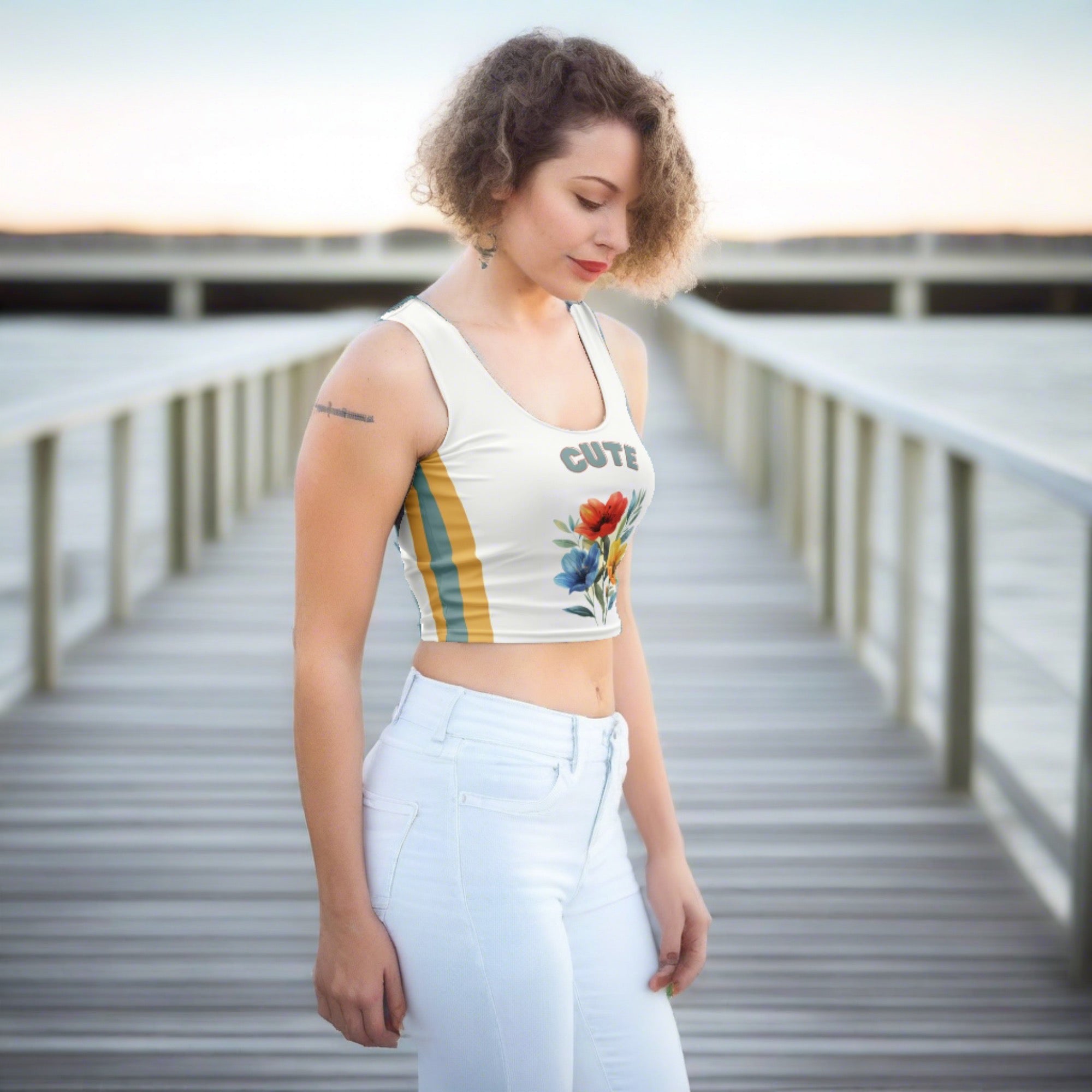 Spring Blossom Crop Top