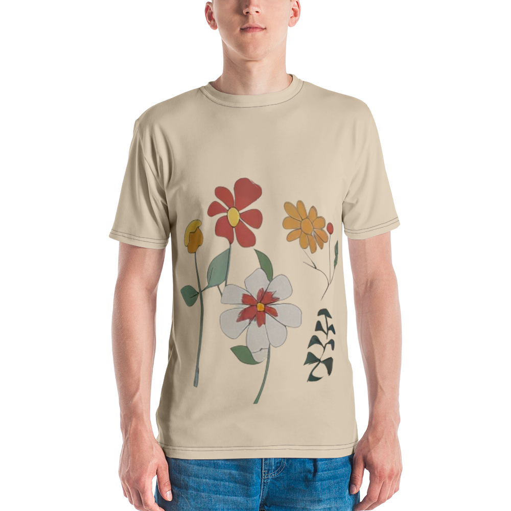 Artistic Floral- t-shirt