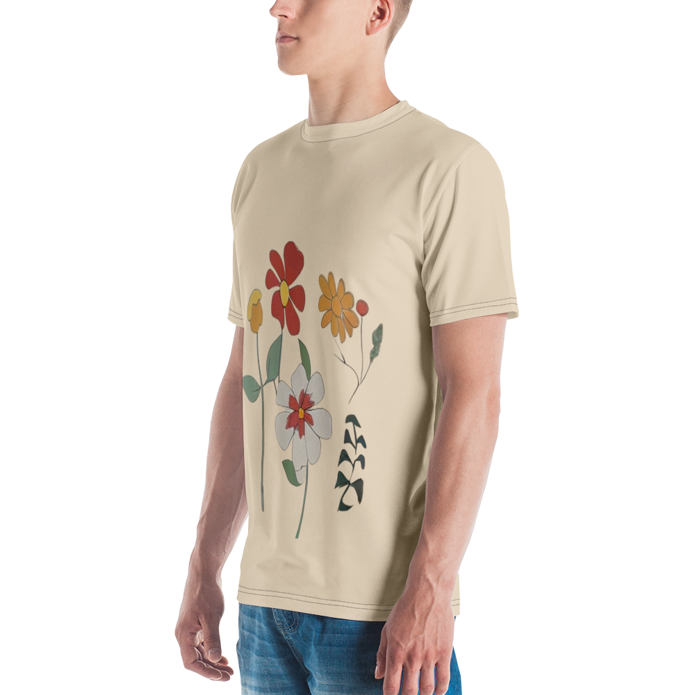 Artistic Floral- t-shirt