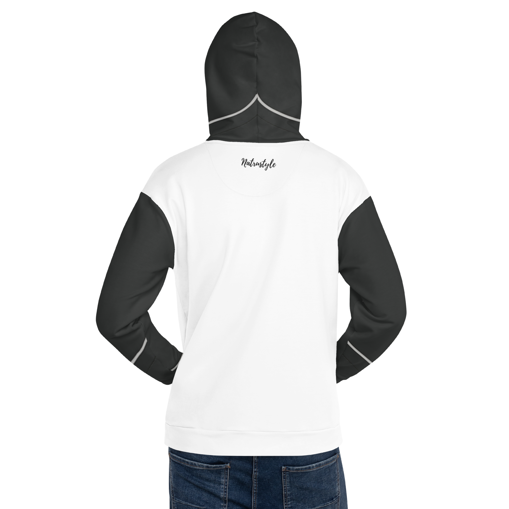 Vintage White Brand Hoodie