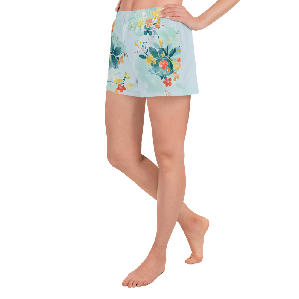 Floral Calm Athletic Shorts