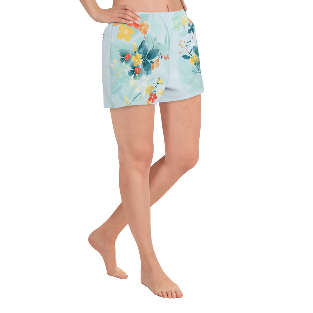 Floral Calm Athletic Shorts