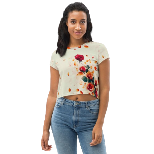 Roses Crop Tee