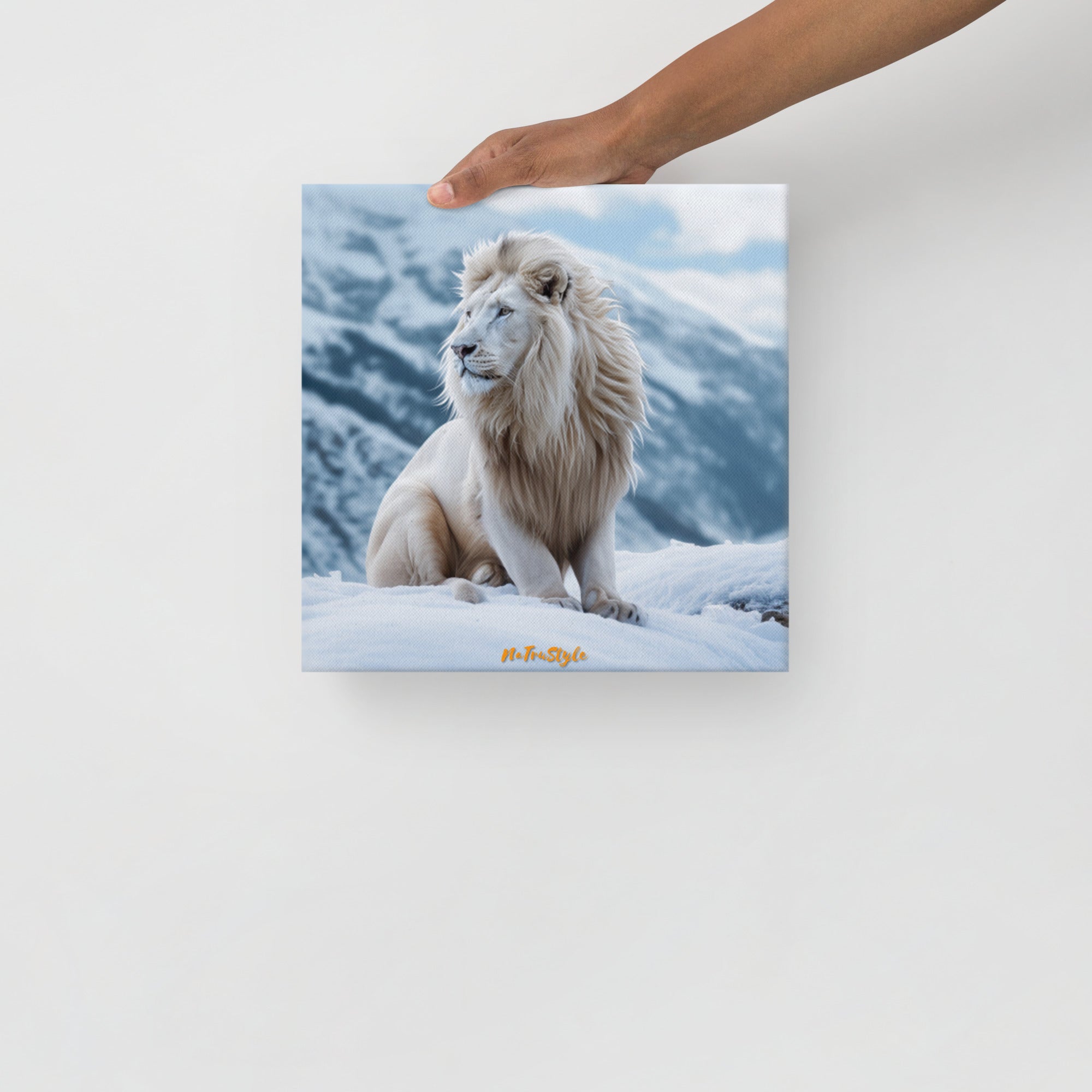 Snow Lion canvas