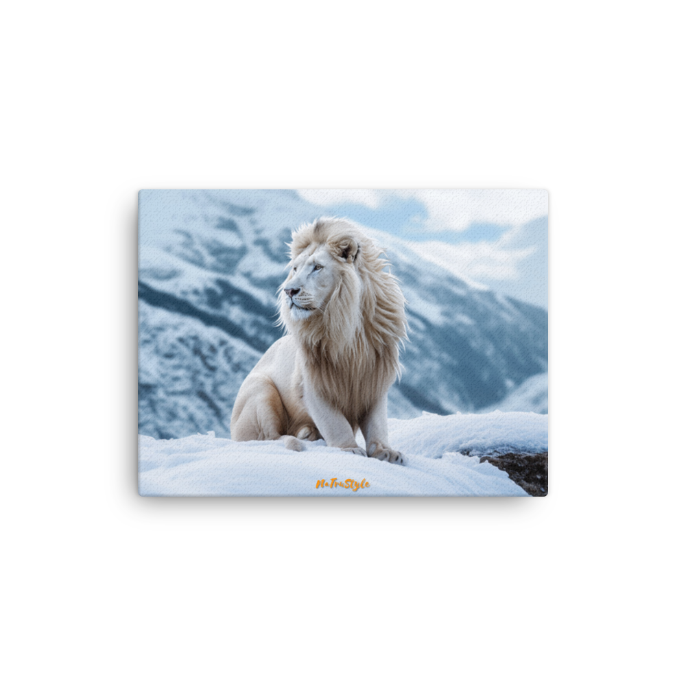 Snow Lion canvas