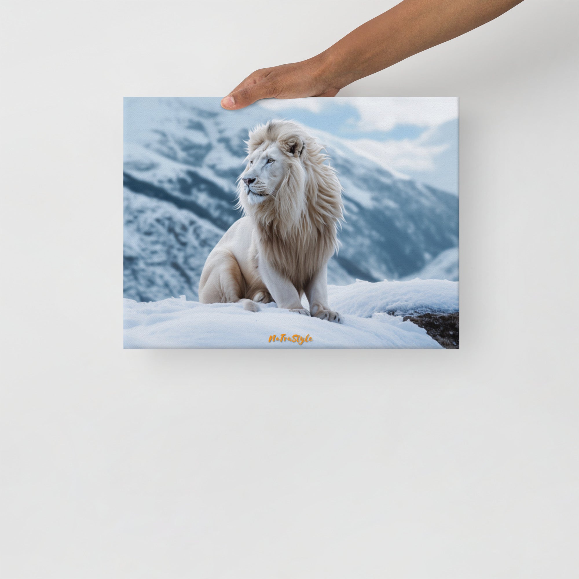 Snow Lion canvas