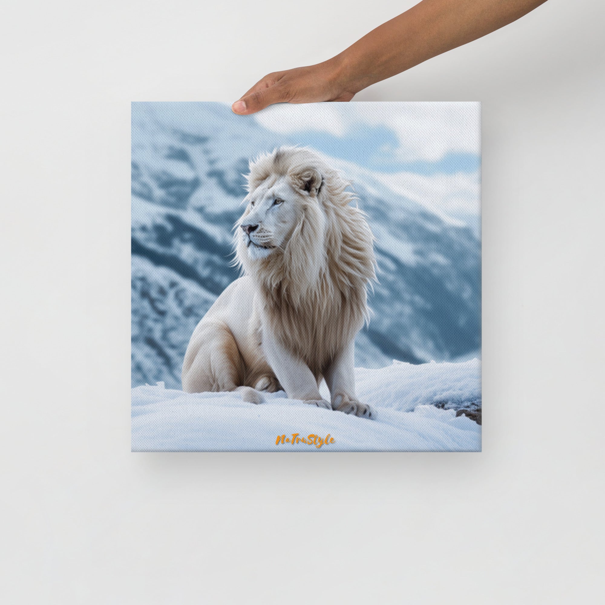 Snow Lion canvas