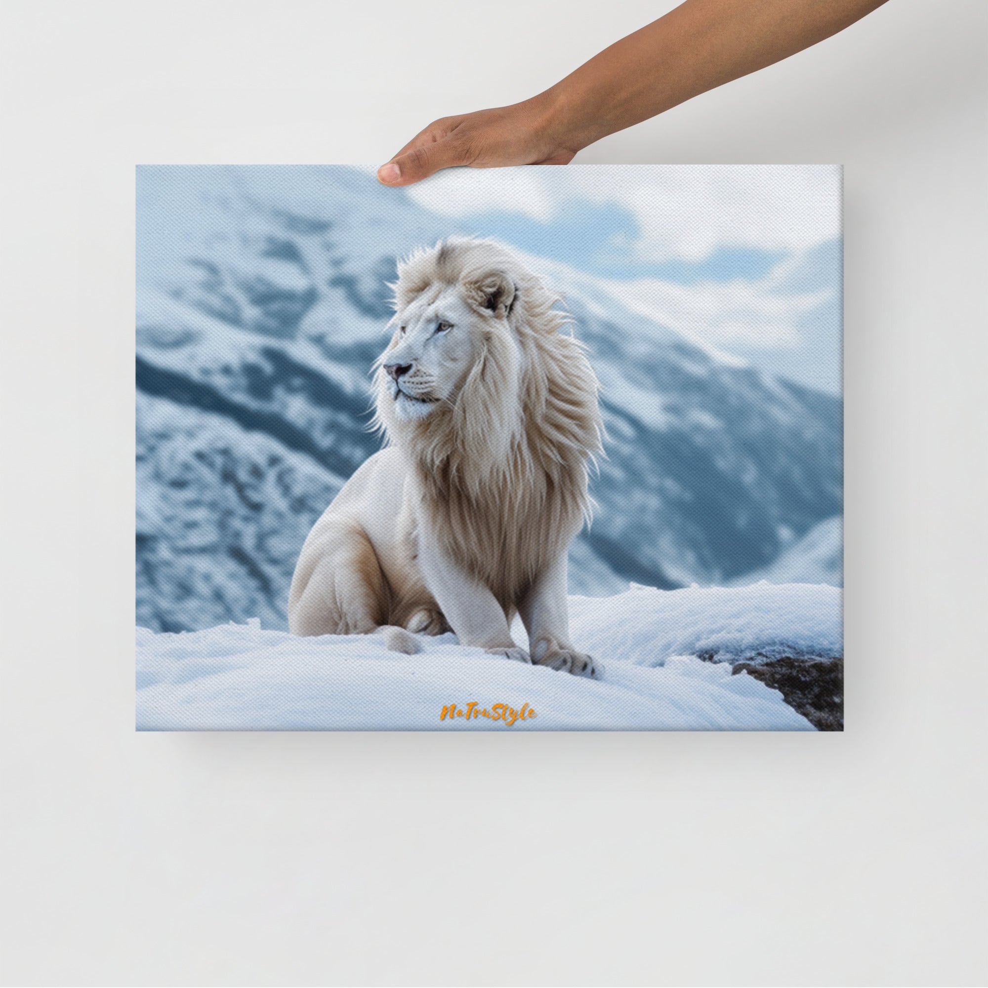 Snow Lion canvas