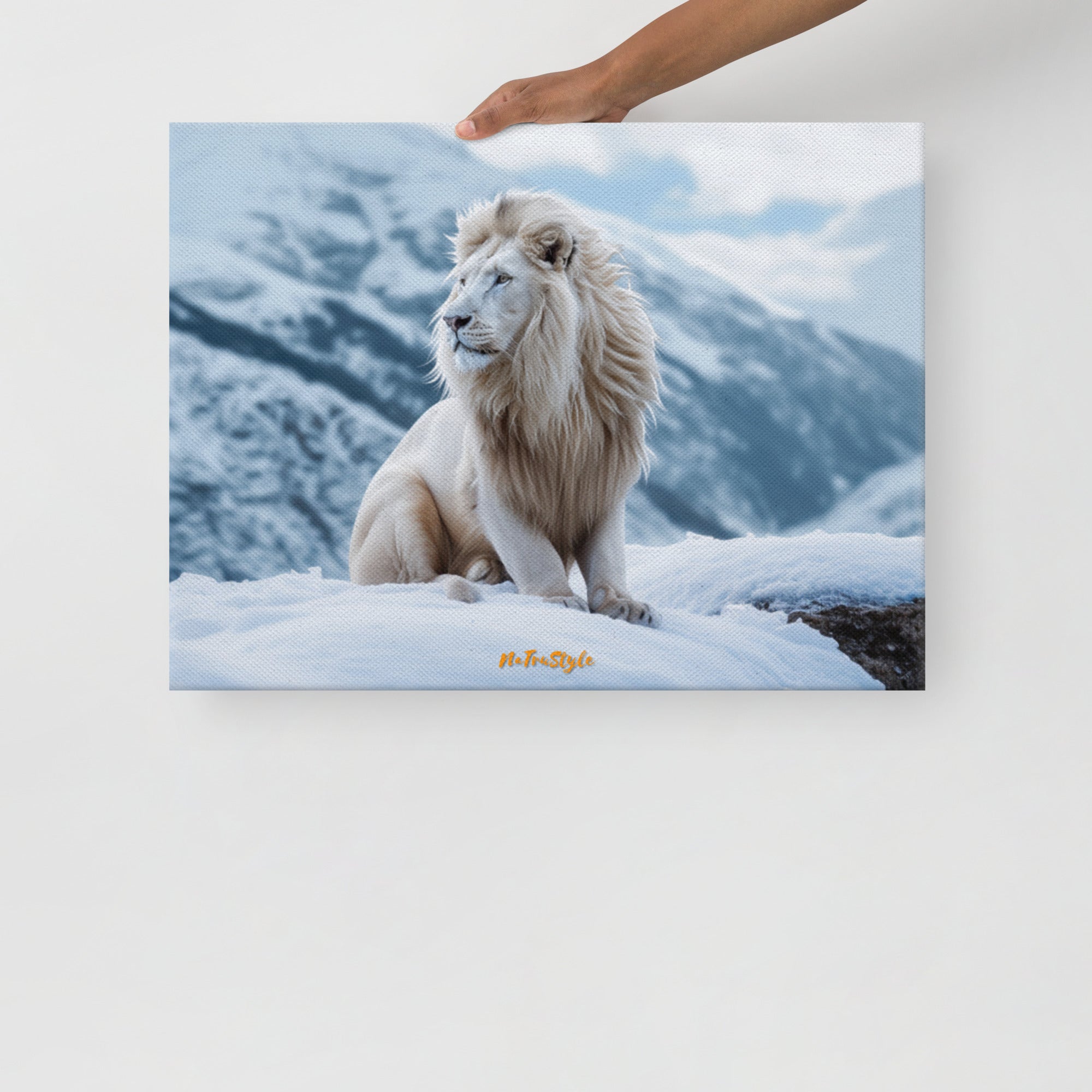 Snow Lion canvas