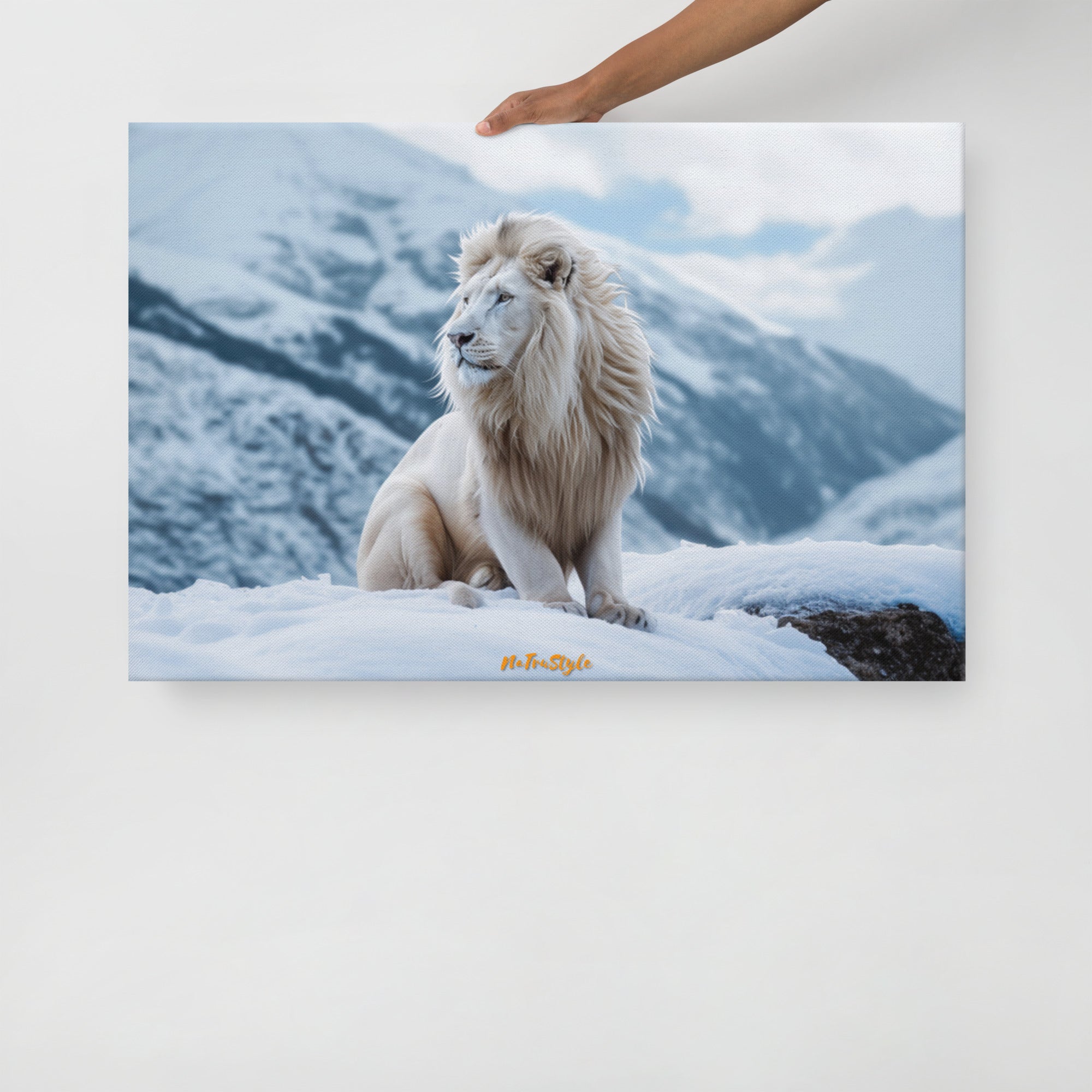 Snow Lion canvas